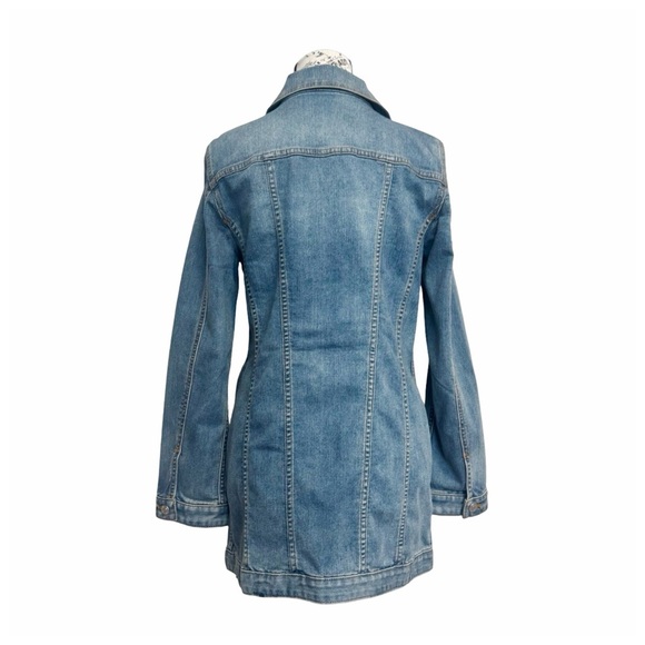 Chico's Women’s Classic Jean Jacket. Blue. Size 4-6 - Picture 6 of 13
